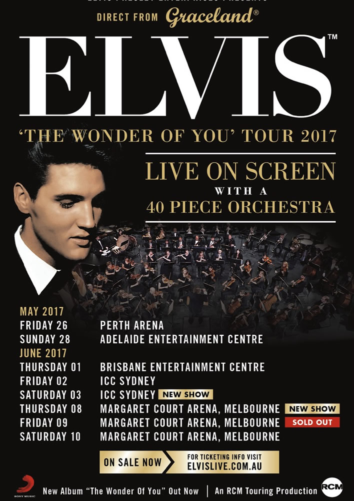 'The Wonder Of You' Tour of Australia.