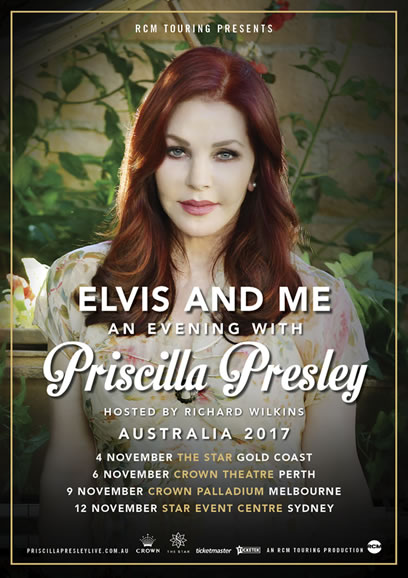 'An Evening With' Priscilla Presley Australia.